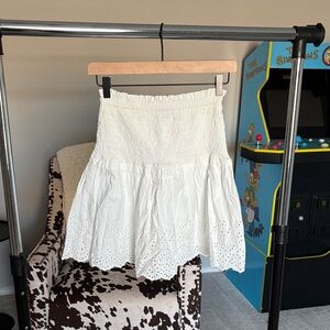 NWOT GAP White Eyelet A-Line Skirt